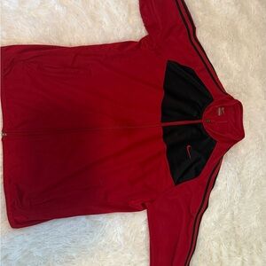 Nike Red and Black Sports Jacket